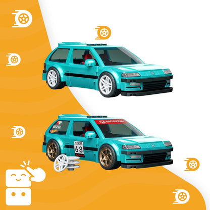 CB-61-COVER-8yj1az-3-Capa 3 - Mattel Brick Shop Hot Wheels 1990 Honda Civic EF Speed Series Custom Building Set with 248 Pieces,.png