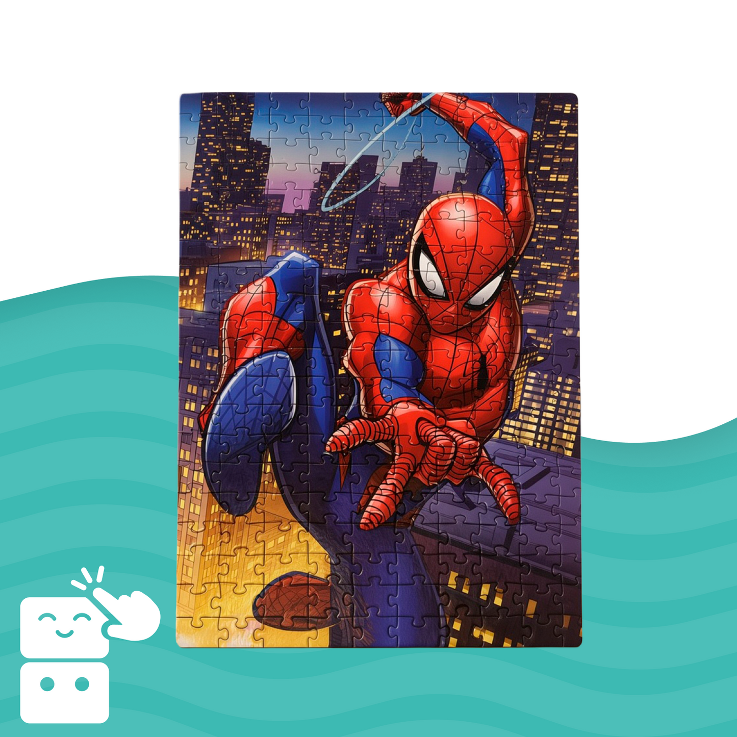 Quebra-Cabeça Cartonado Homem-Aranha 200 Peças Toyster - Capa 3