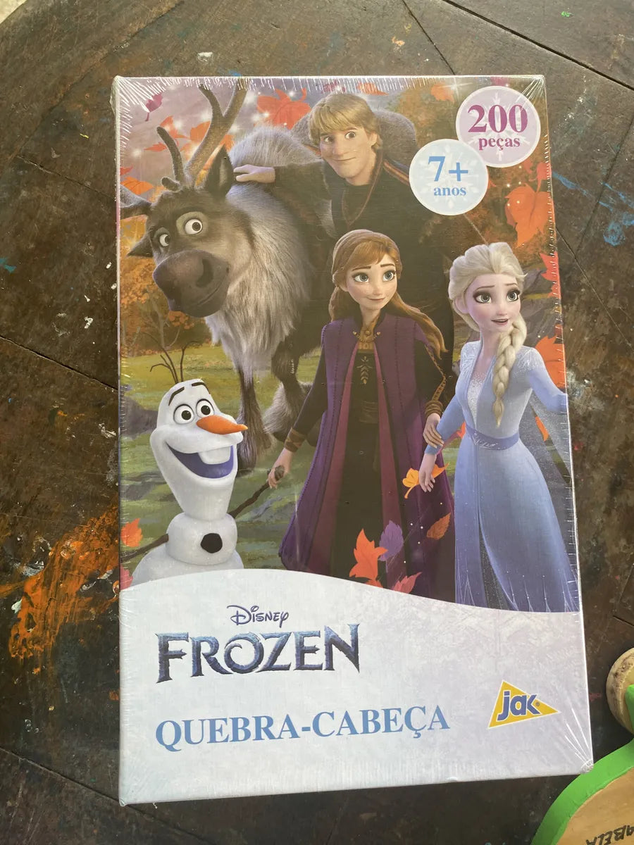 Quebra-cabeça - Frozen - 200 peças - A minha loja