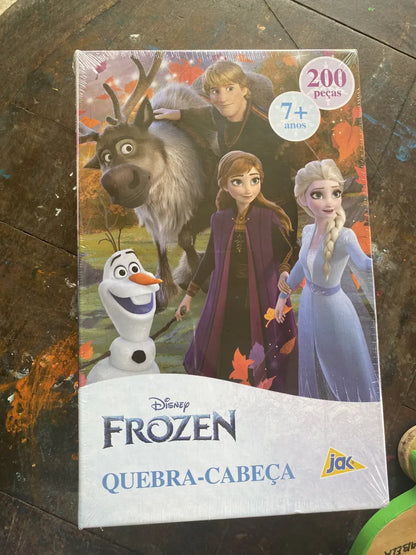 Quebra-cabeça - Frozen - 200 peças - A minha loja