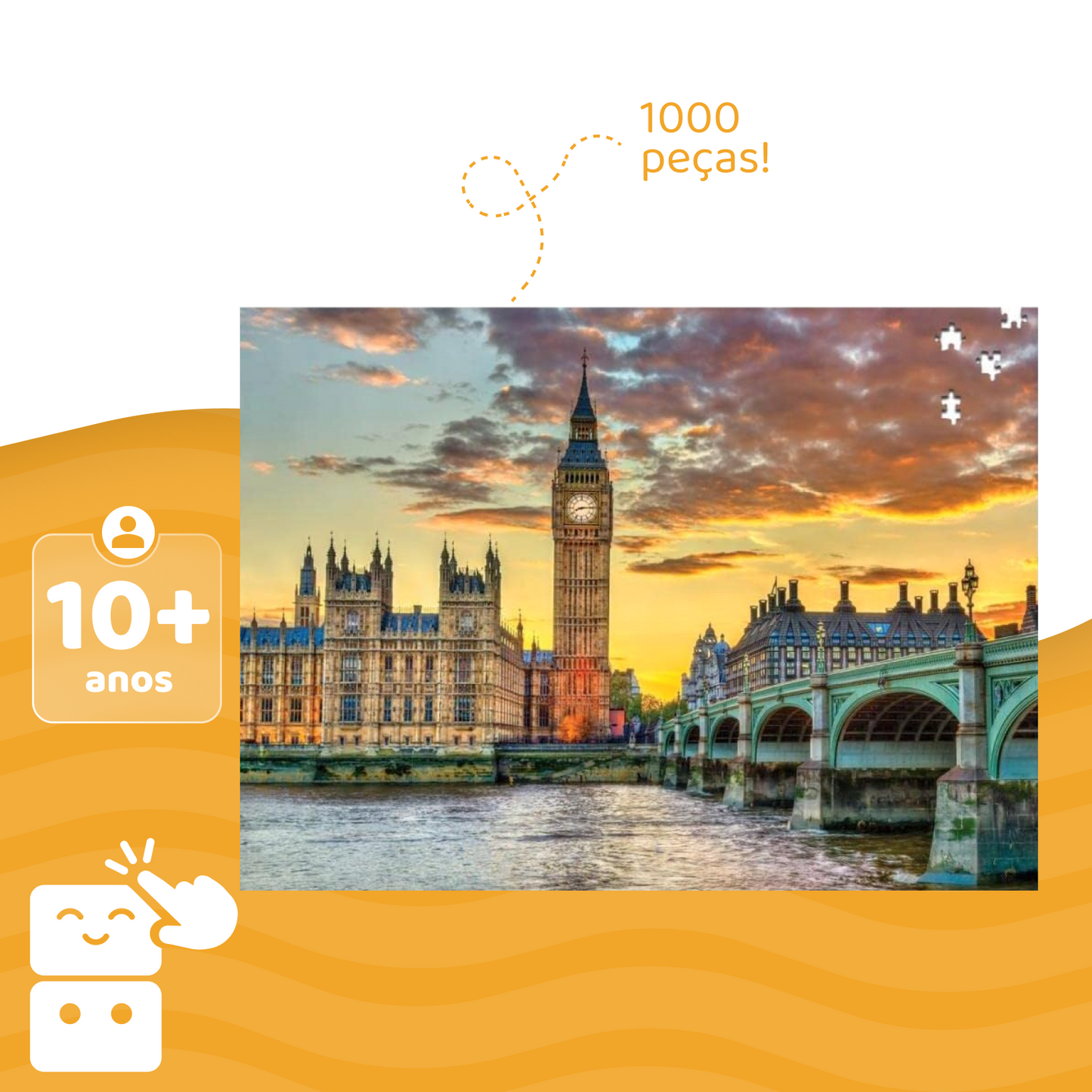 Quebra-cabeça - Big Ben - 1000 peças - A minha loja