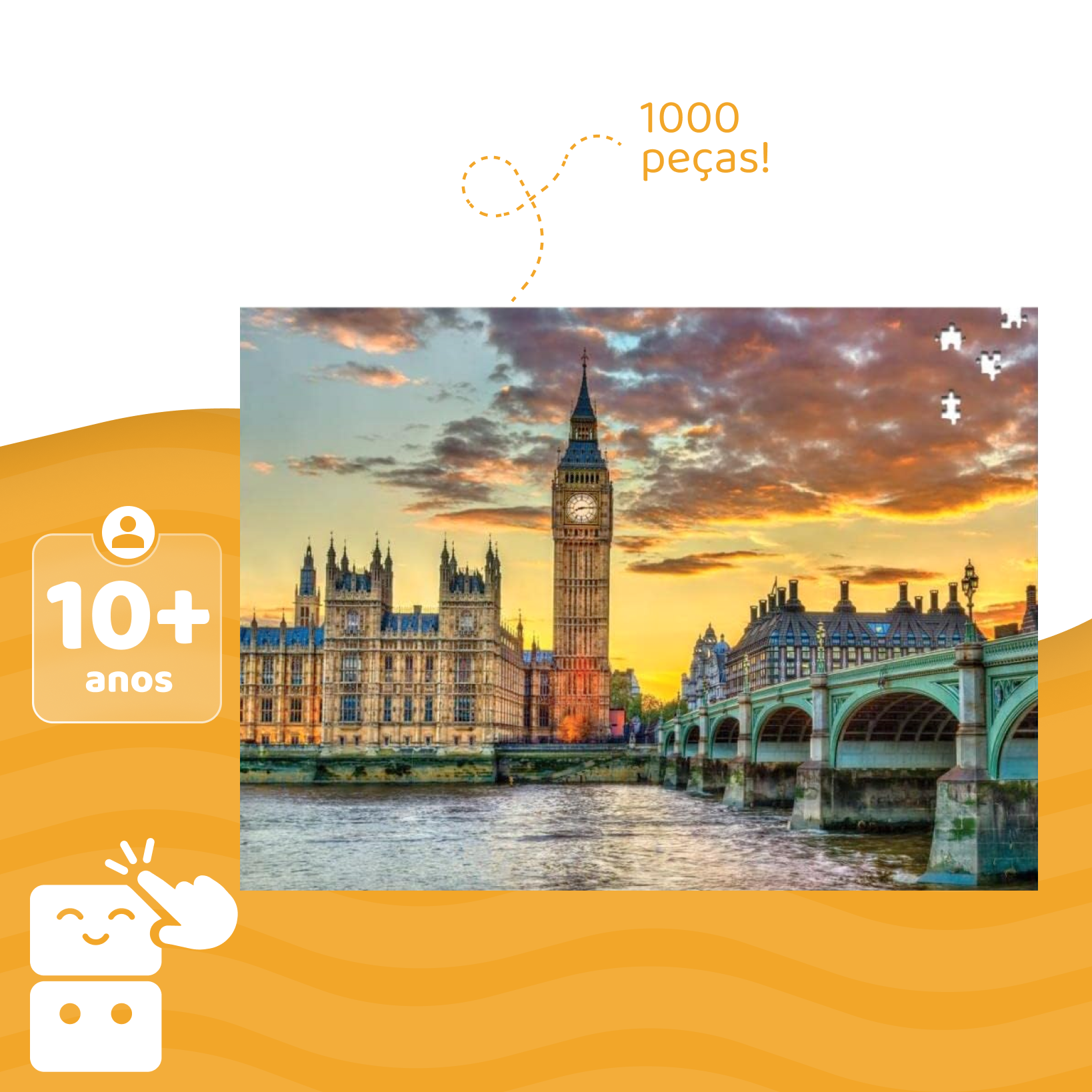 Quebra-cabeça - Big Ben - 1000 peças - A minha loja