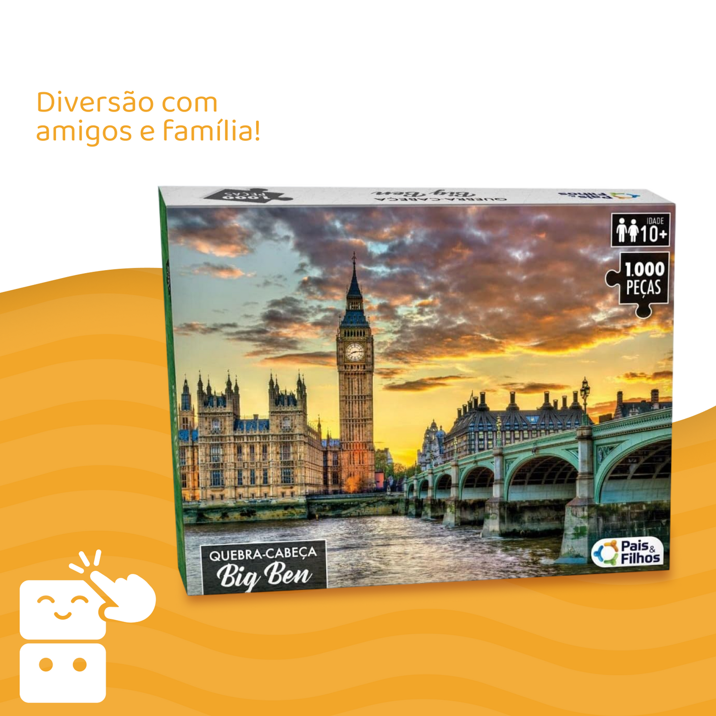 Quebra-cabeça - Big Ben - 1000 peças - A minha loja