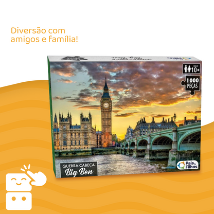 Quebra-cabeça - Big Ben - 1000 peças - A minha loja