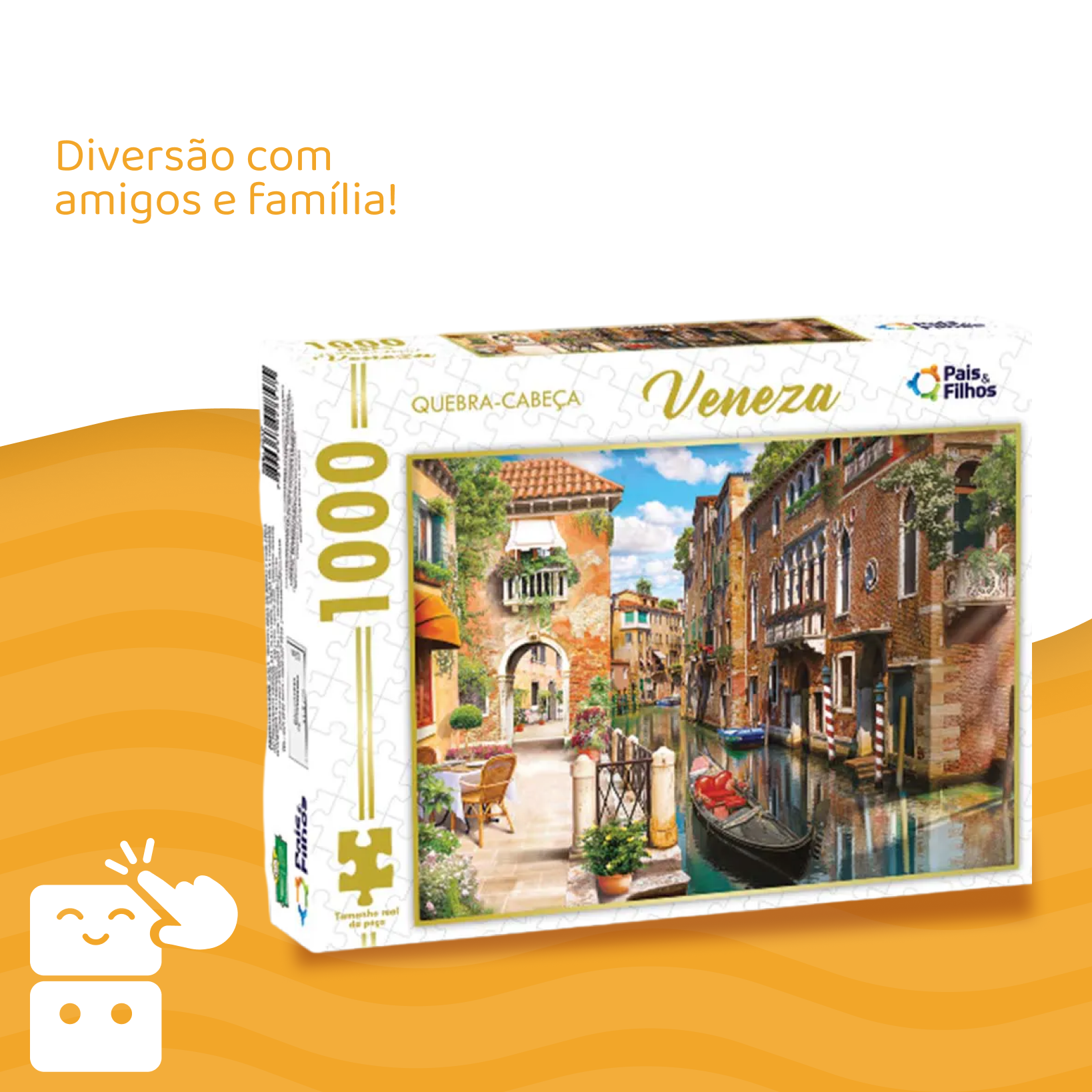 Quebra-cabeça - Veneza - 1000 peças - A minha loja