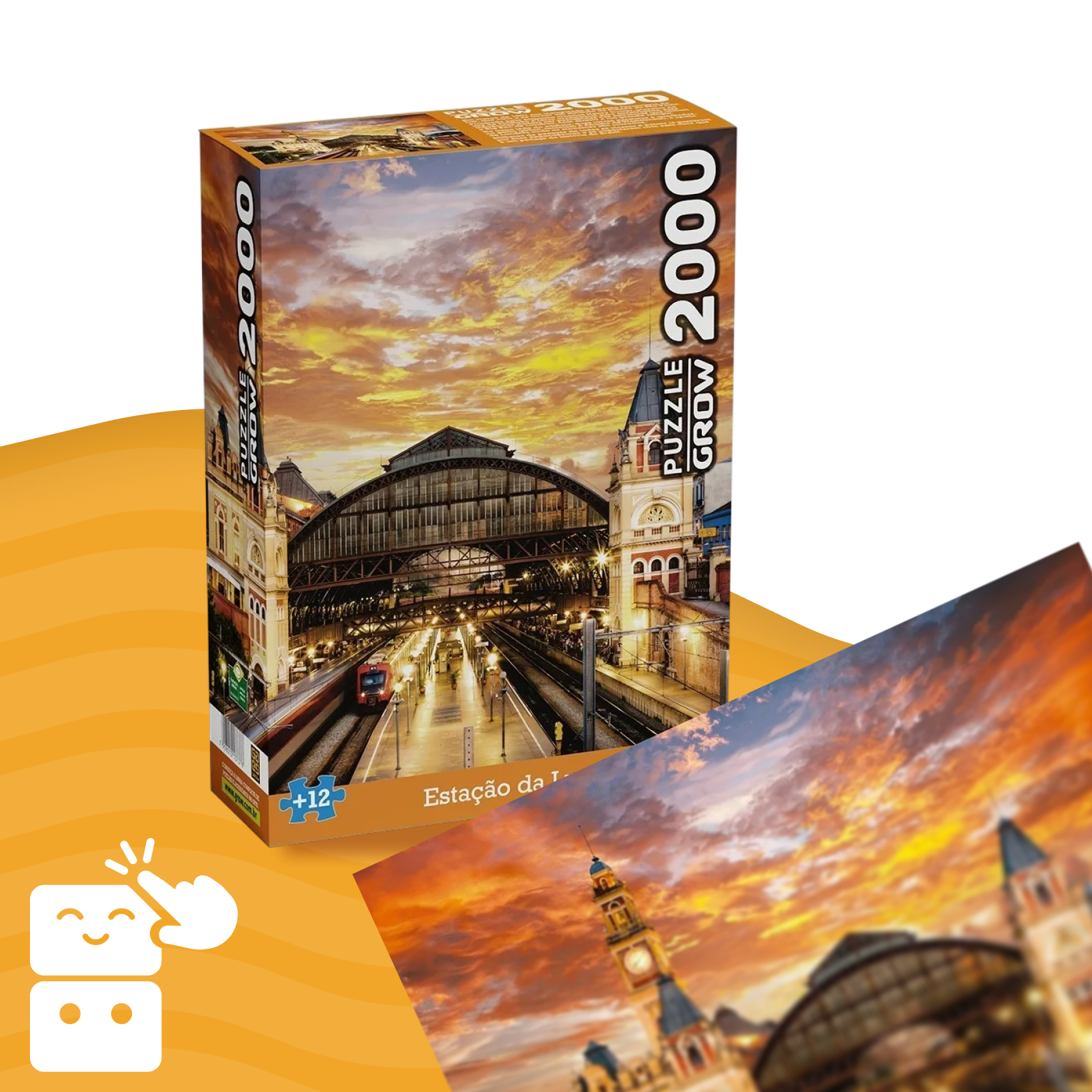 Quebra-cabeça - Estação da Luz - 2000 peças - A minha loja