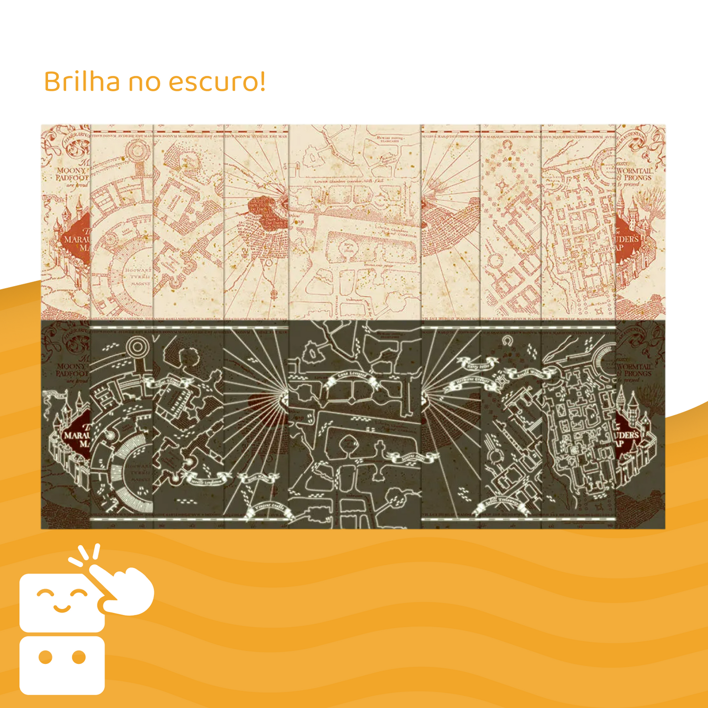 Quebra-cabeça - Harry Potter Mapa do Maroto - 500 Peças - A minha loja