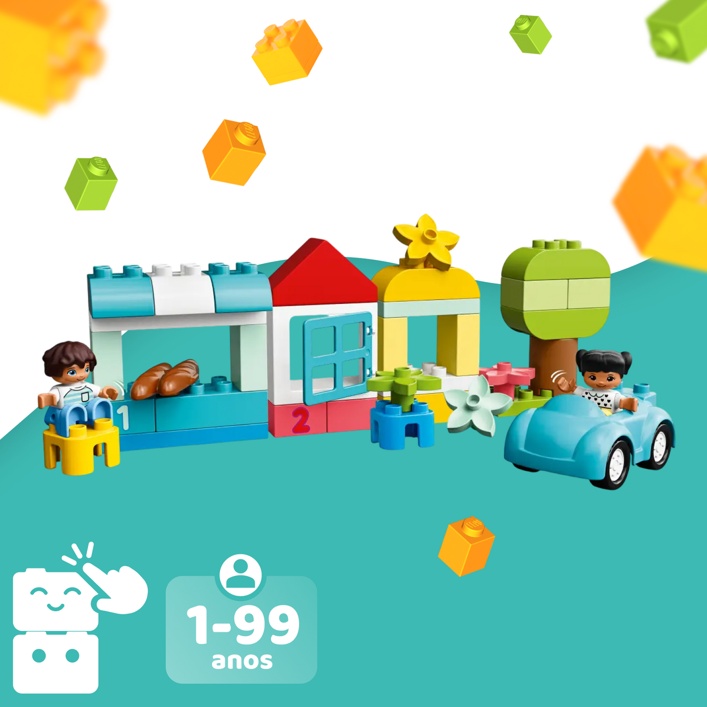 LEGO - Caixa de Peças (65 peças)