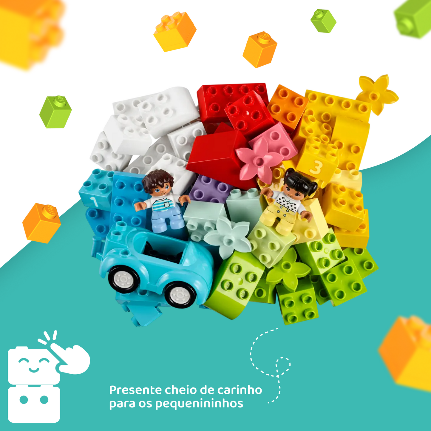 LEGO - Caixa de Peças (65 peças)