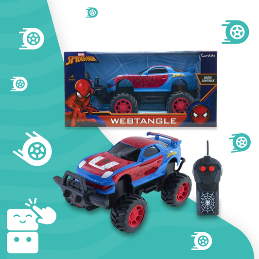 Carro de Controle Remoto - Homem Aranha