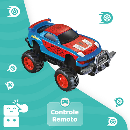 Carro de Controle Remoto - Homem Aranha