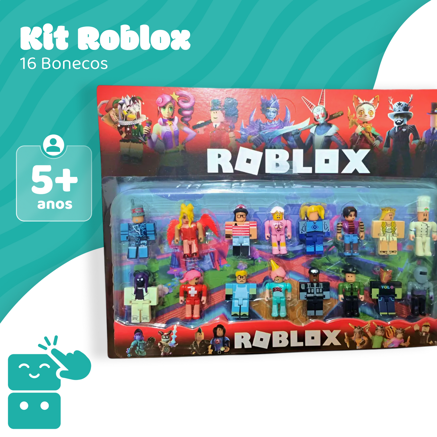 Bonecos Roblox (18 bonecos)