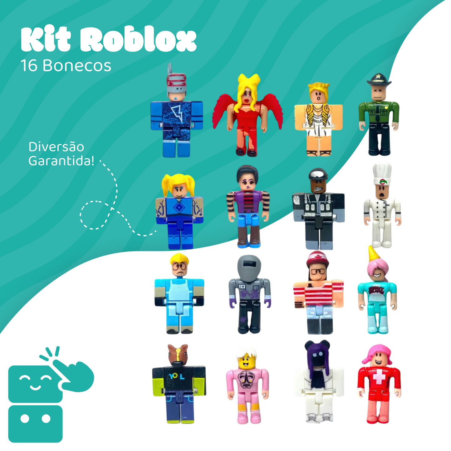 Bonecos Roblox (18 bonecos)
