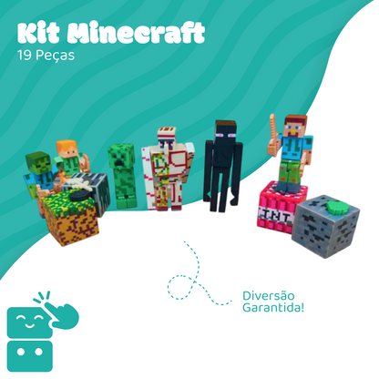 Kit Minecraft (19 peças)
