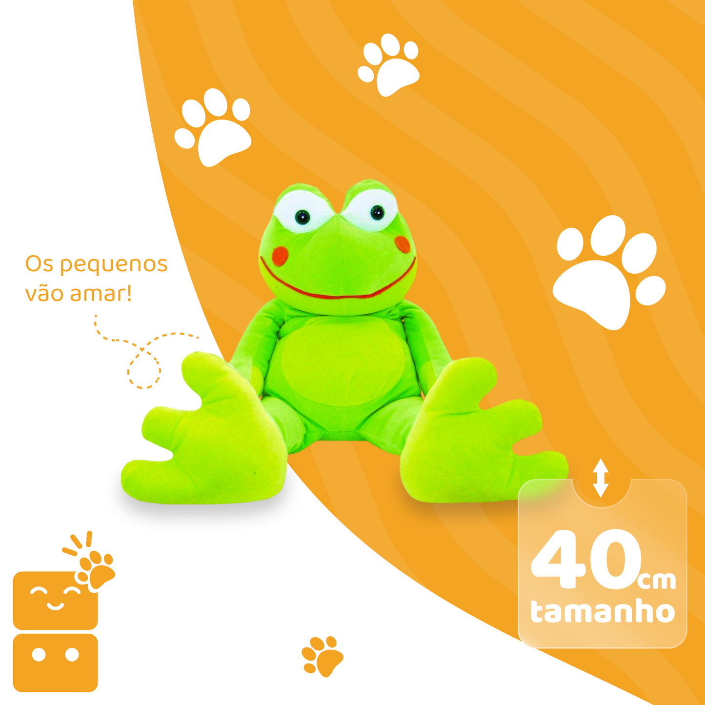 Pelúcia - Sapão Legal (40 cm)