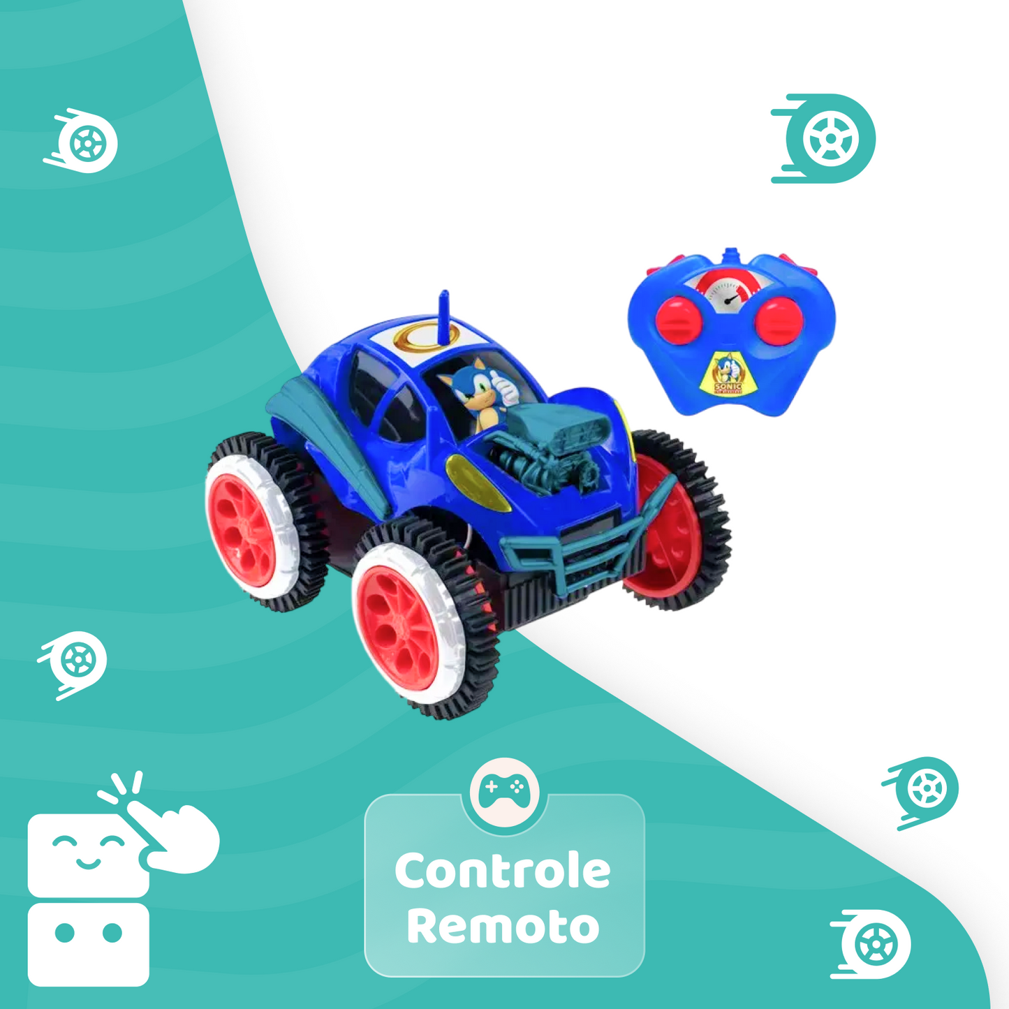 Carro de Controle Remoto - Sonic