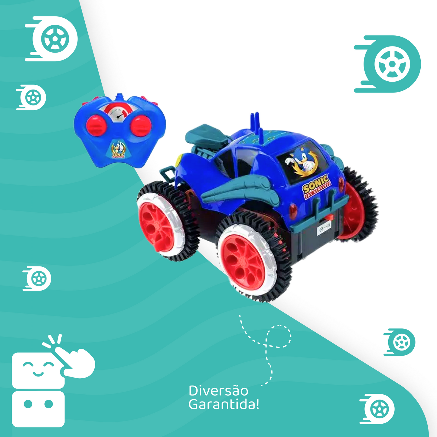 Carro de Controle Remoto - Sonic