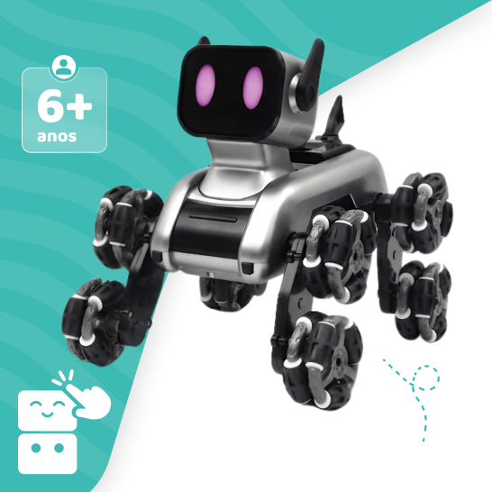 Cão-Robô de Acrobacias 8x8 (Sensor de Gestos)