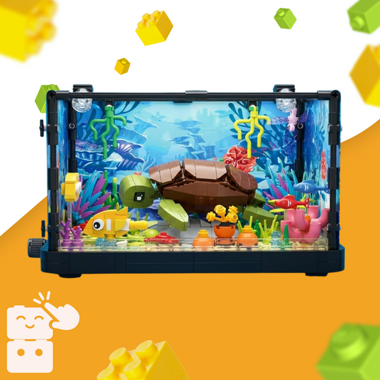 Aquário Iluminado: Tartaruga (753 peças)
