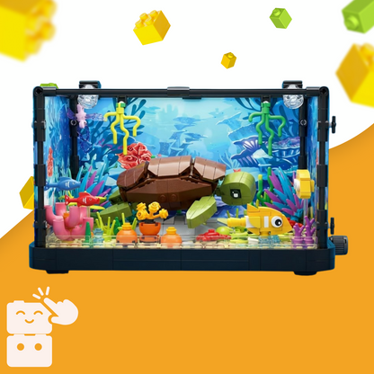 Aquário Iluminado: Tartaruga (753 peças)