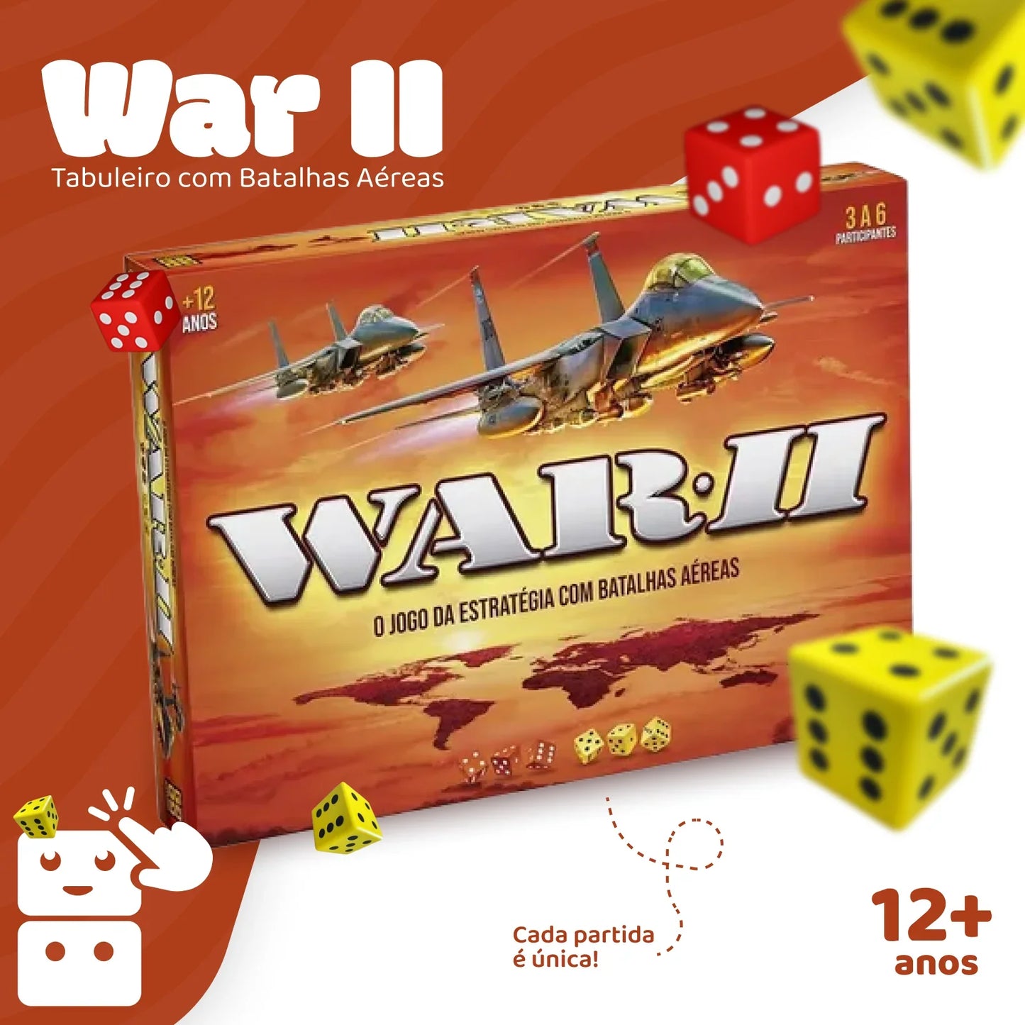 WAR II (1981) – Batalhas Aéreas (SUPER RARO) - A minha loja