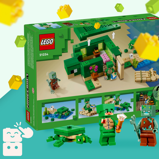 LEGO Minecraft - A Casa Tartaruga de Praia - A minha loja