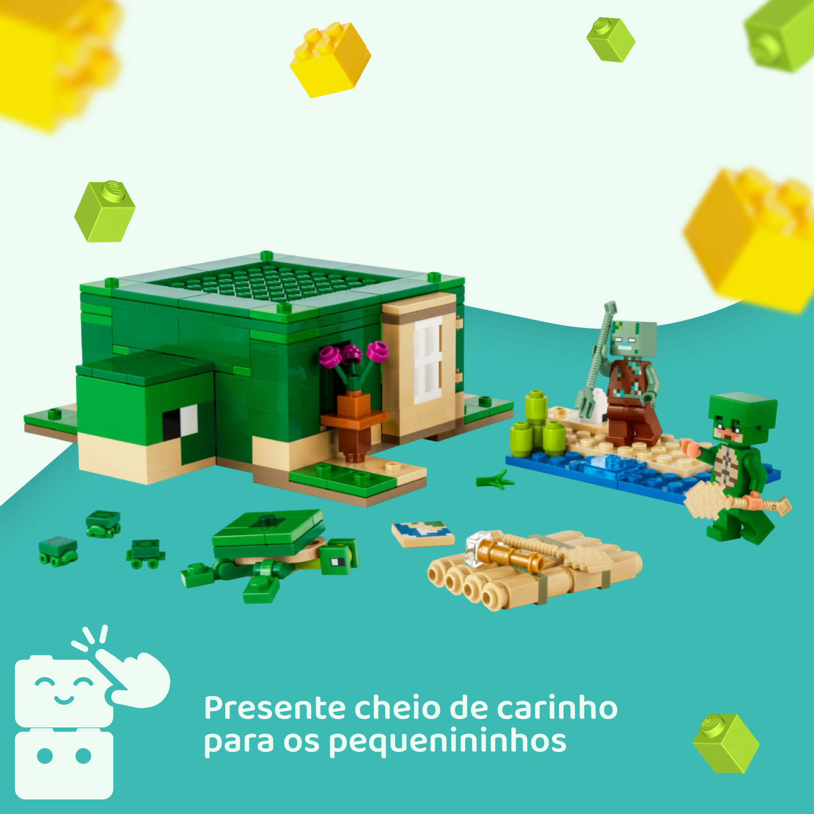 LEGO Minecraft - A Casa Tartaruga de Praia - A minha loja