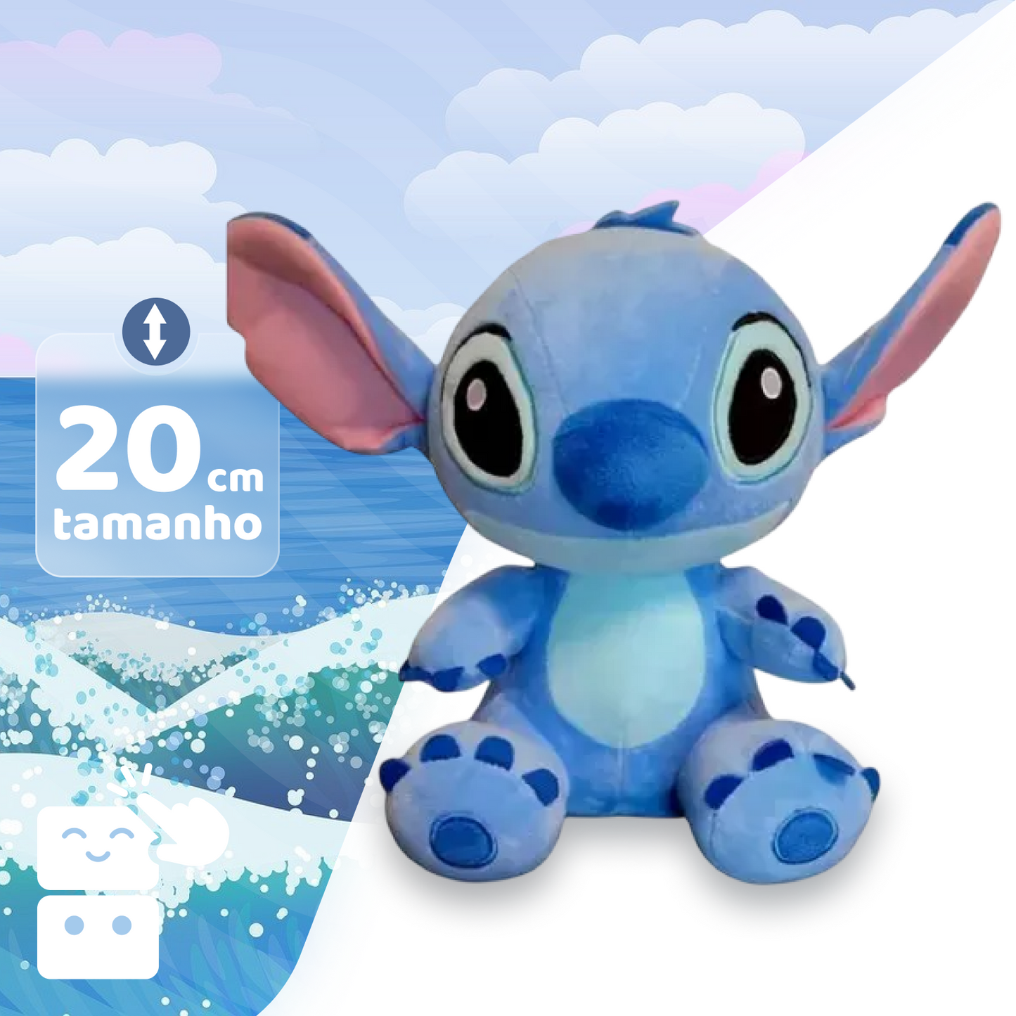 Pelúcia - Stitch 20cm - A minha loja