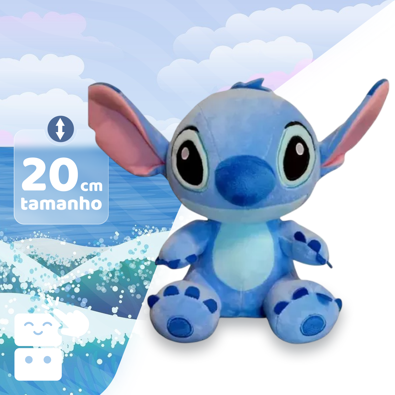 Pelúcia - Stitch 20cm - A minha loja
