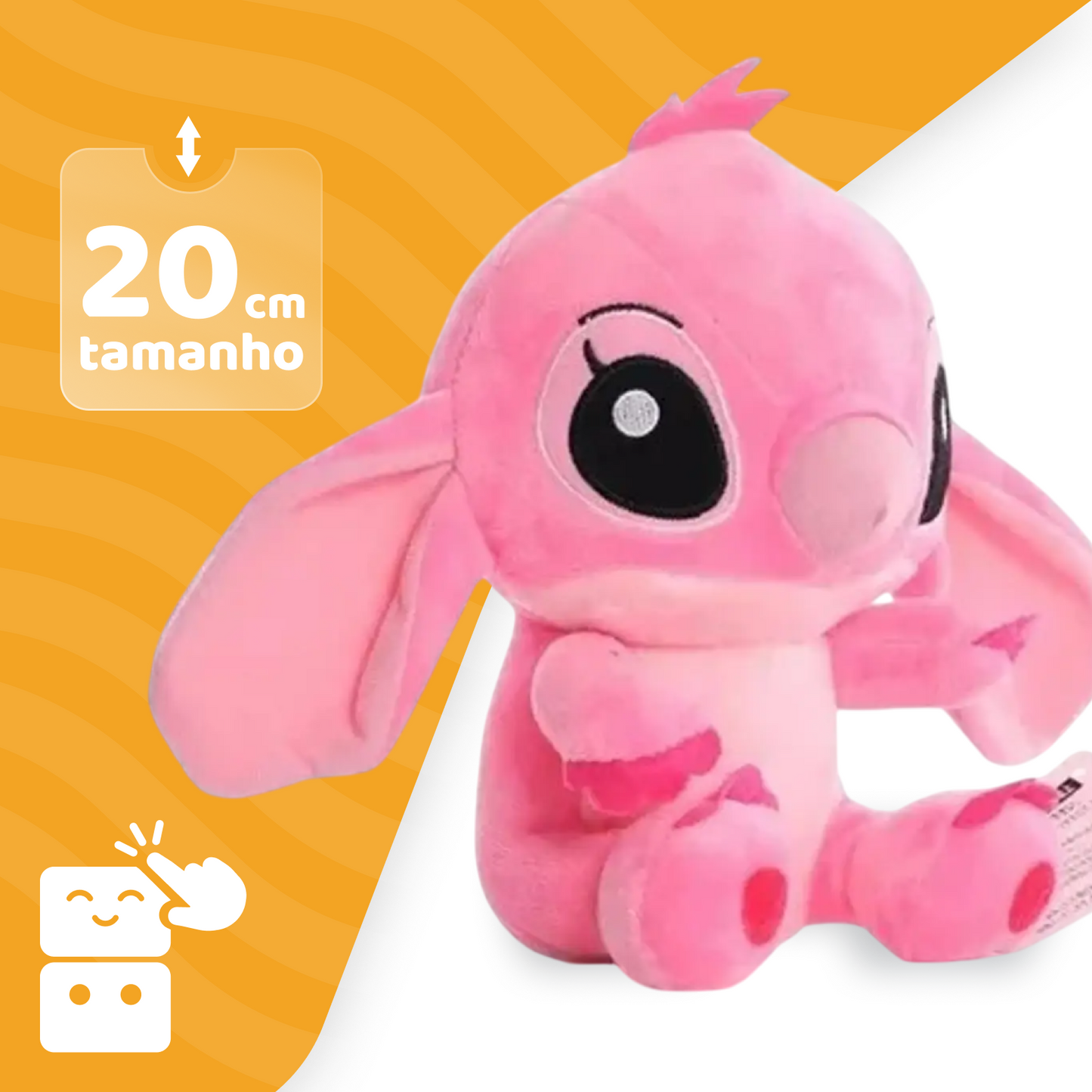 Pelúcia - Stitch + Angel 20cm - A minha loja