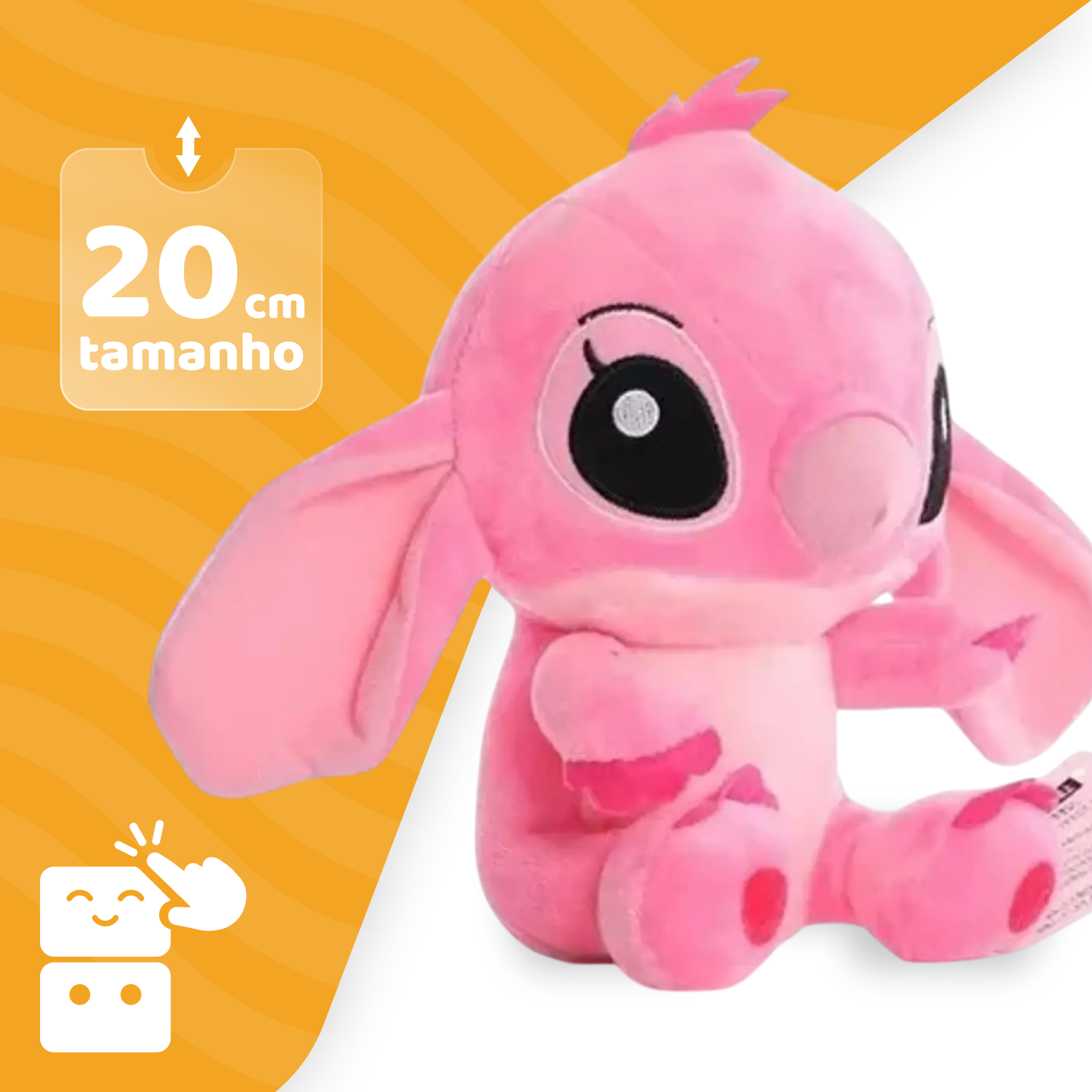 Pelúcia - Stitch + Angel 20cm - A minha loja