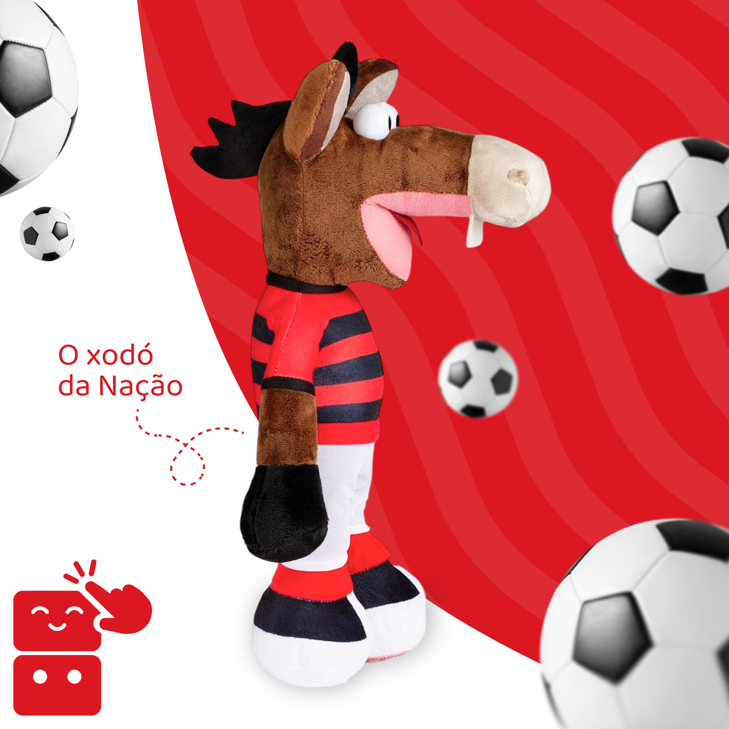 Pelúcia - Cavalinho do Flamengo - A minha loja