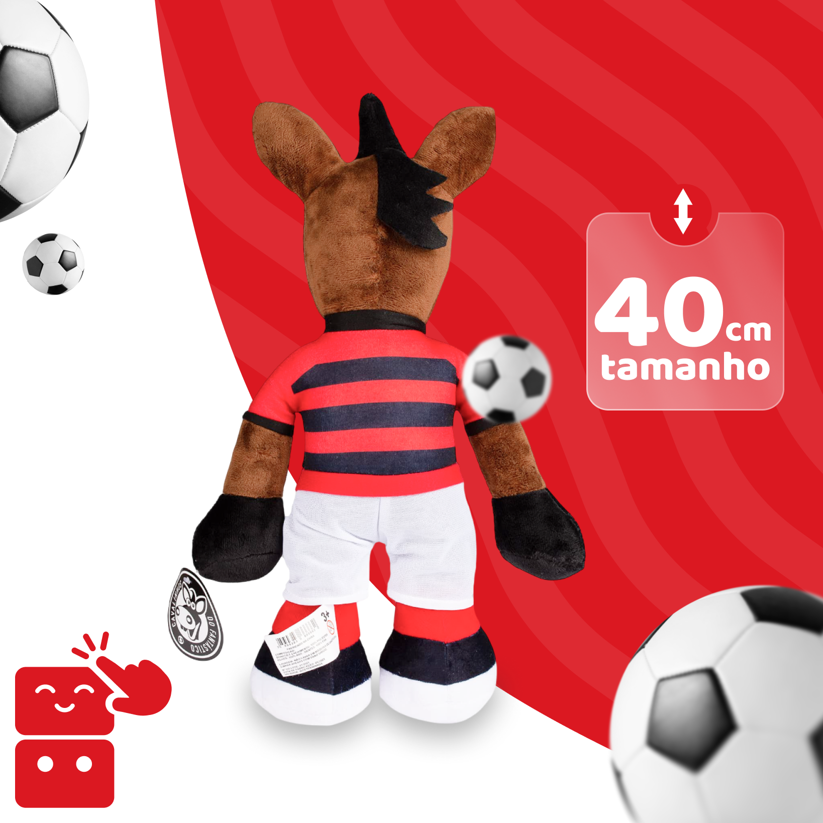 Pelúcia - Cavalinho do Flamengo - A minha loja