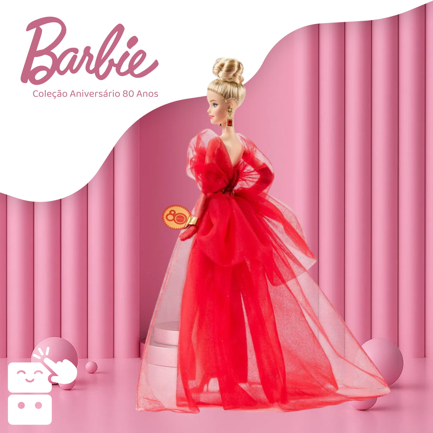 Barbie - Coleção Aniversário 80 Anos Mattel - A minha loja
