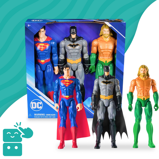 Bonecos - Liga da Justiça - Batman / Aquaman/ Superman - A minha loja
