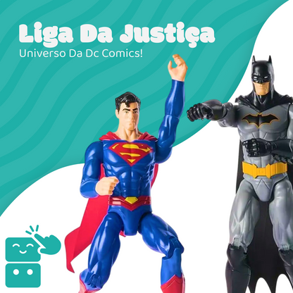 Bonecos - Liga da Justiça - Batman / Aquaman/ Superman - A minha loja
