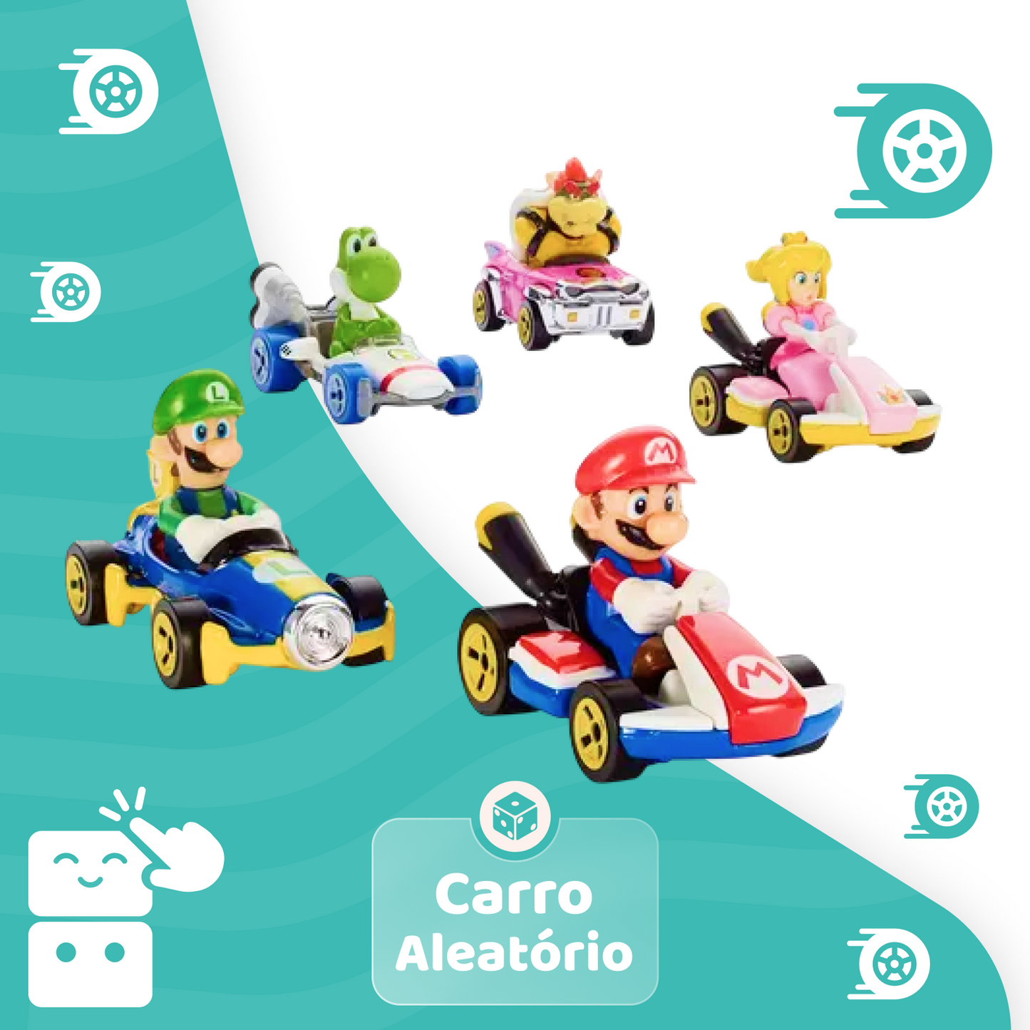 Hot Wheels - Mario Kart - Sortidos - A minha loja