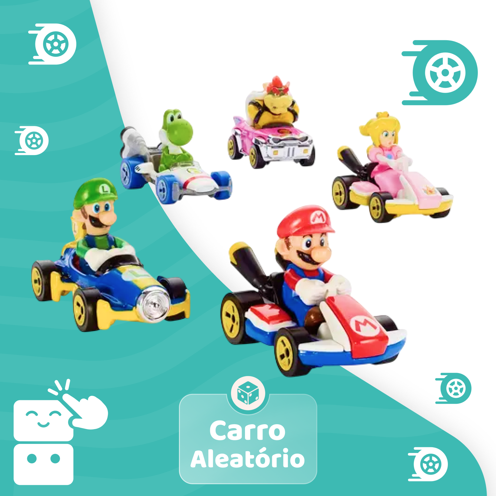 Hot Wheels - Mario Kart - Sortidos - A minha loja