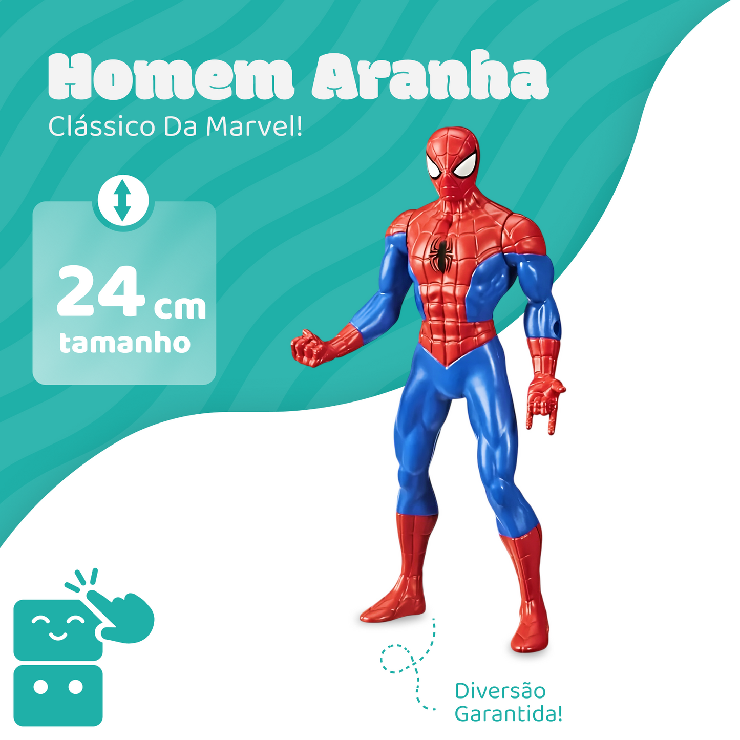 Boneco - Homem Aranha 24cm - A minha loja