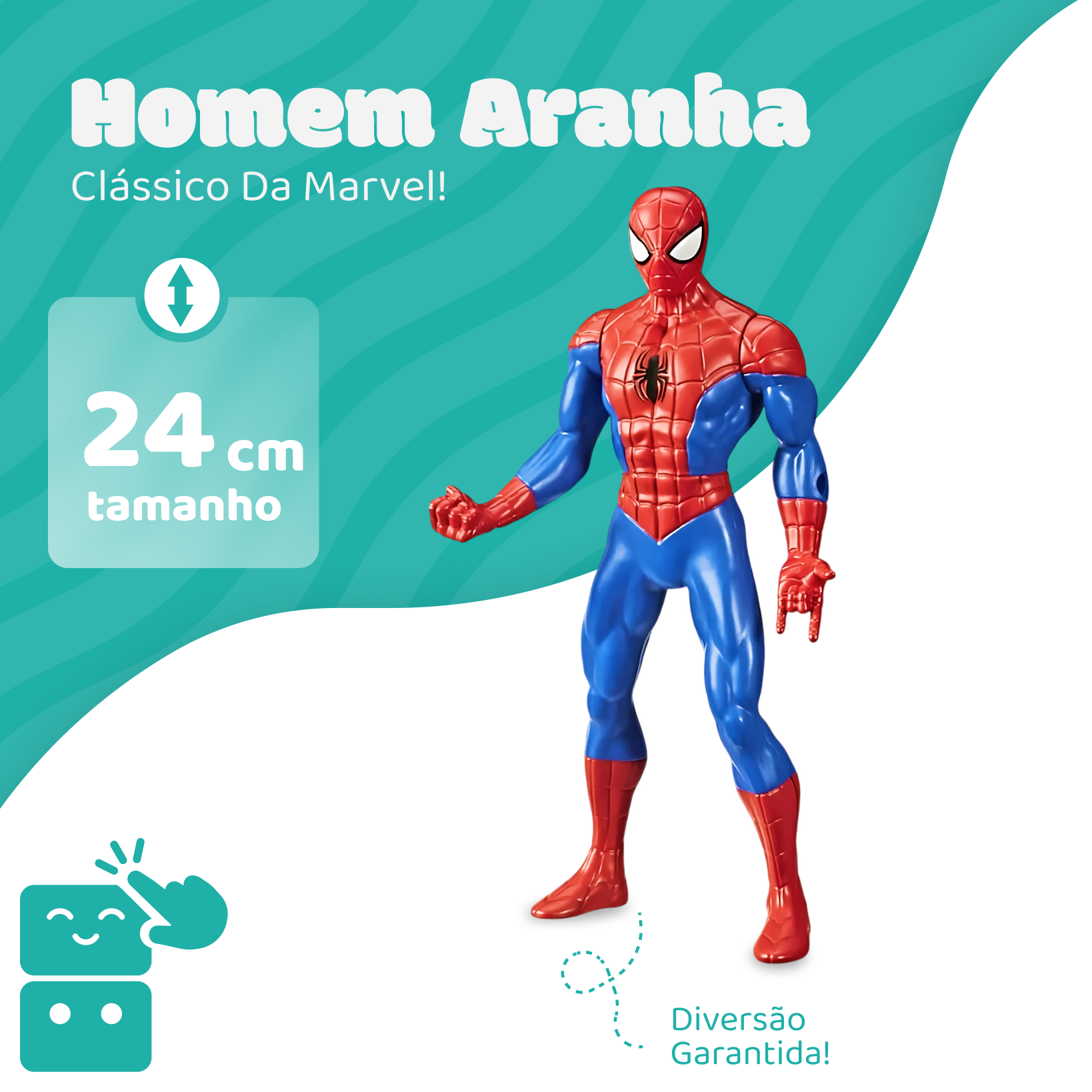 Boneco - Homem Aranha 24cm - A minha loja