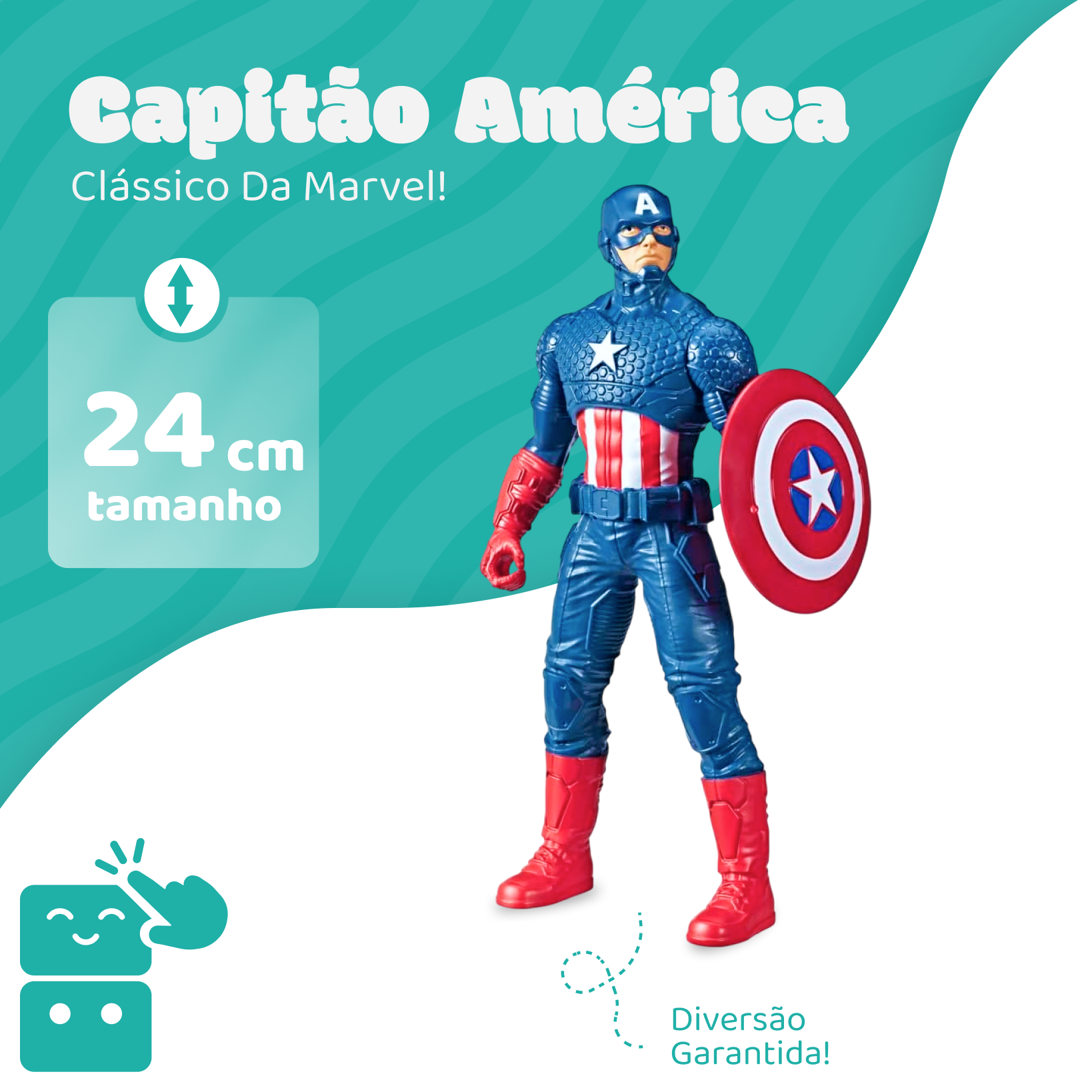 Boneco - Capitão América - A minha loja