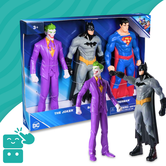 Kit - Bonecos - Batman + Coringa + Superman - A minha loja