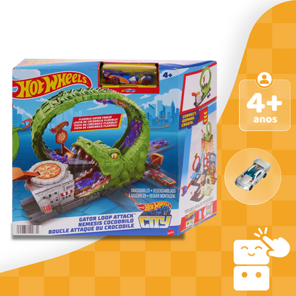 Hot Wheels City - Ataque Do Crocodilo
