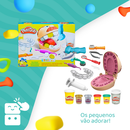 Massinha Play-Doh - Brincando De Dentista