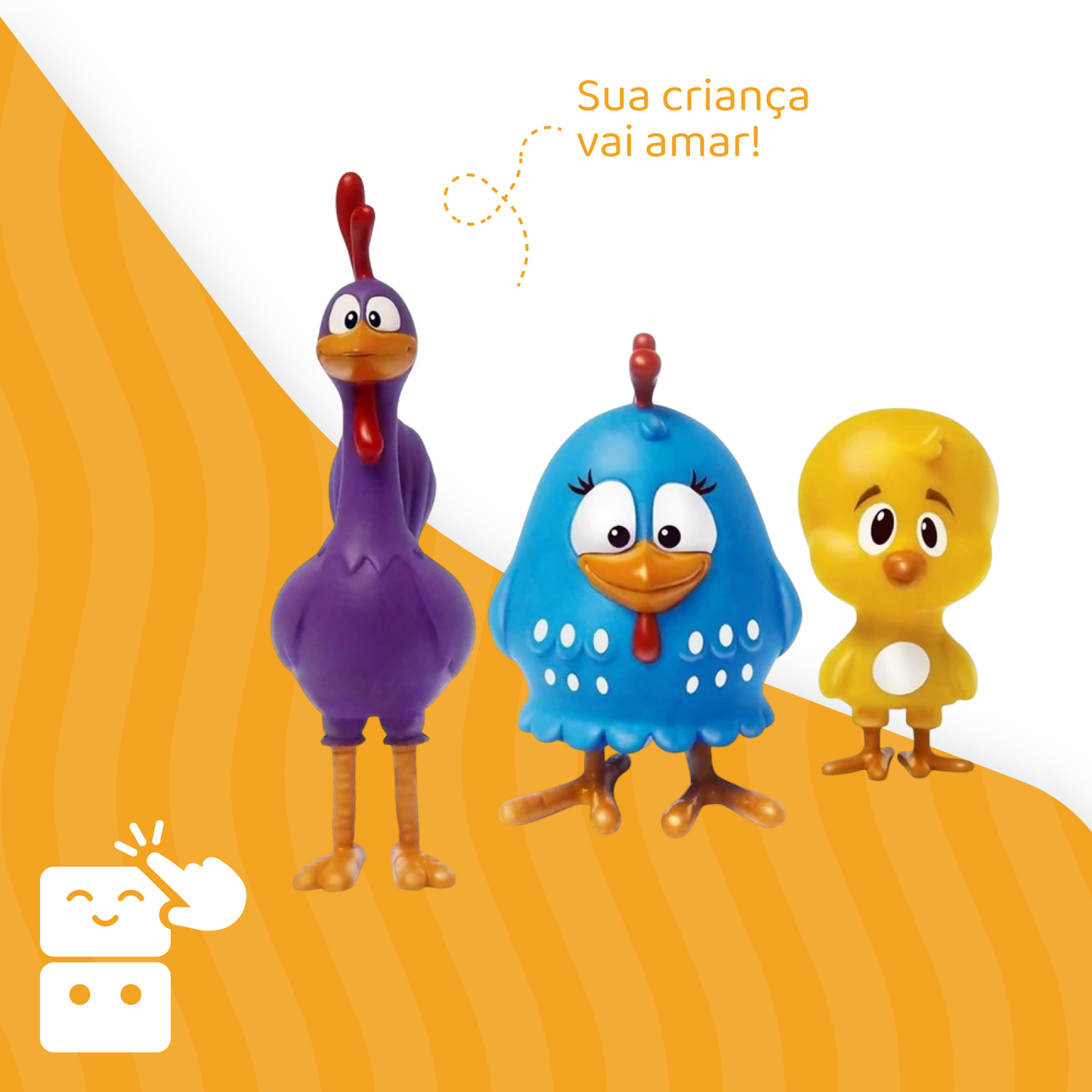 Bonecos - Galinha Pintadinha