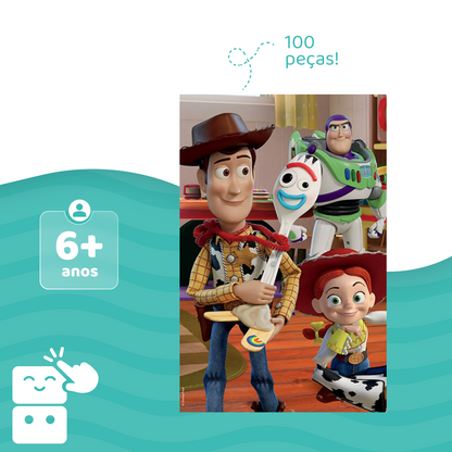 Quebra Cabeça - Toy Story 4 (100 peças)