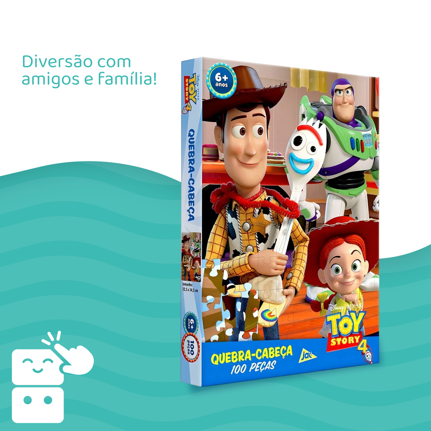 Quebra Cabeça - Toy Story 4 (100 peças)