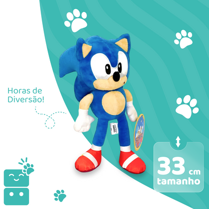 Pelúcia - Sonic (33 cm)