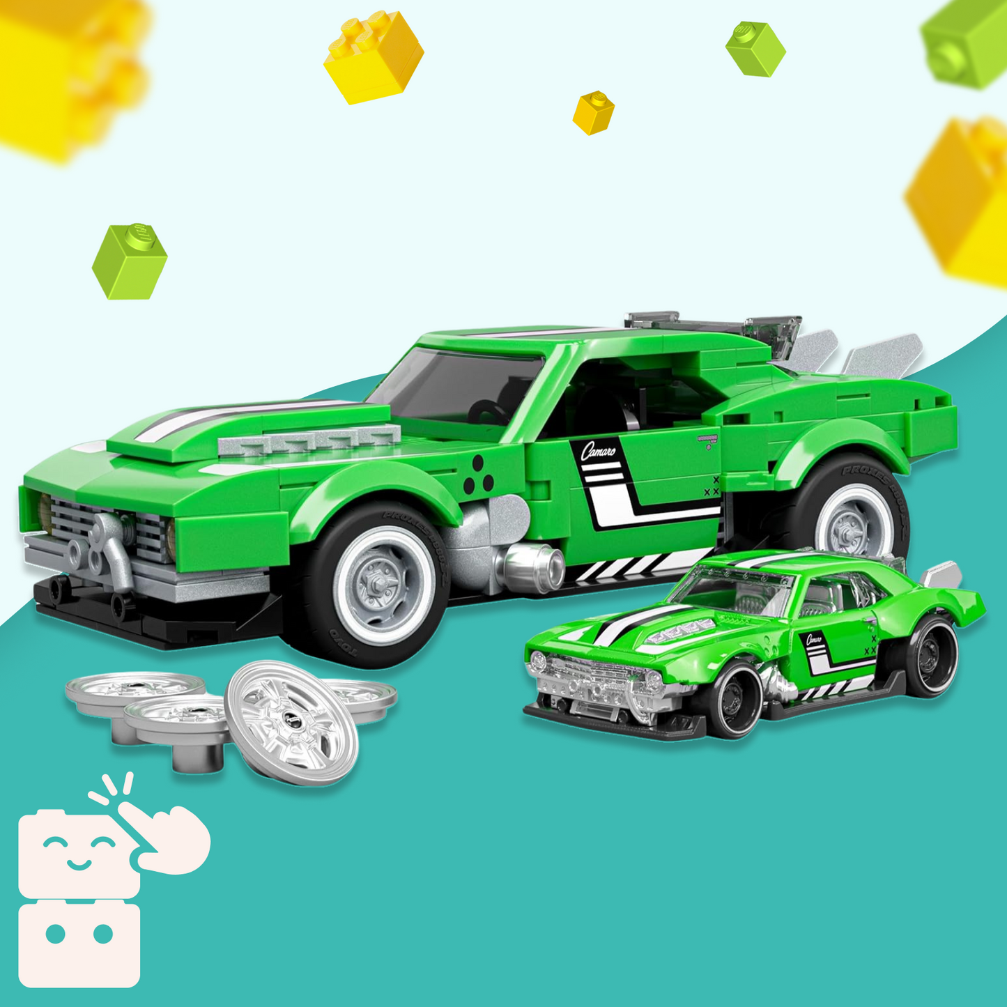 Hot Wheels - 68 Custom Camaro (289 peças)