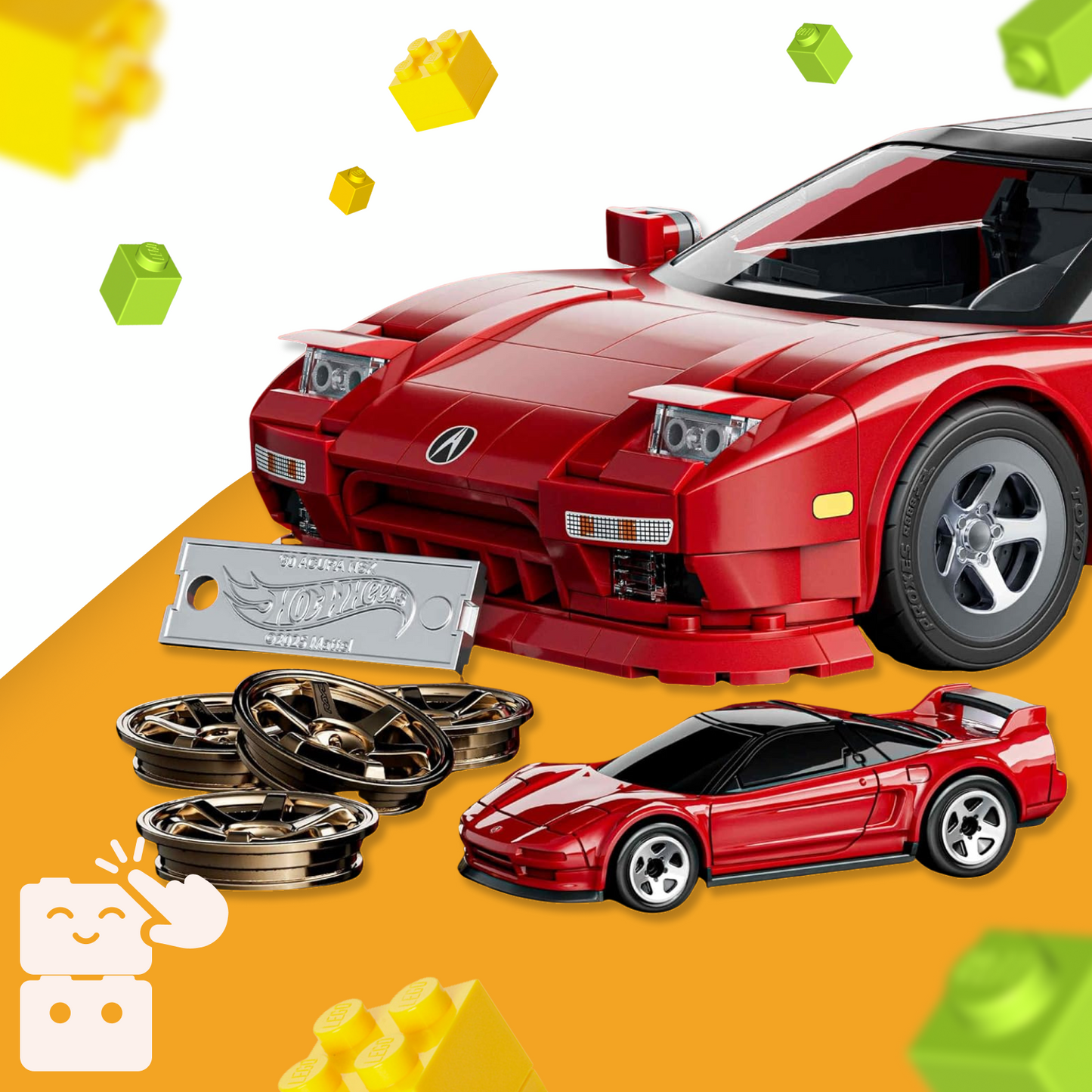 Hot Wheels - Acura NSX (876 peças)